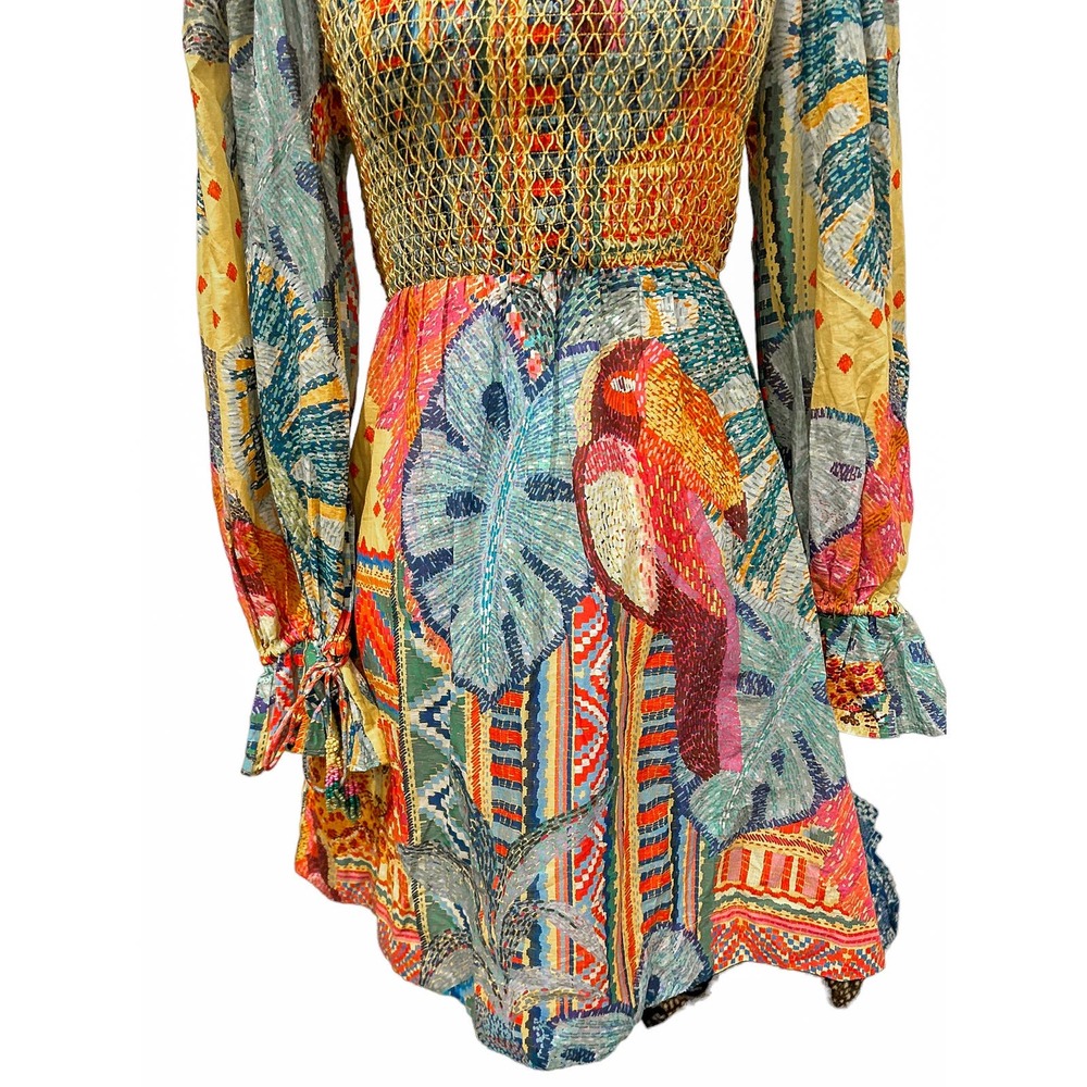 FARM Rio Colorful Tropical Mini Dress - Picture 9 of 10